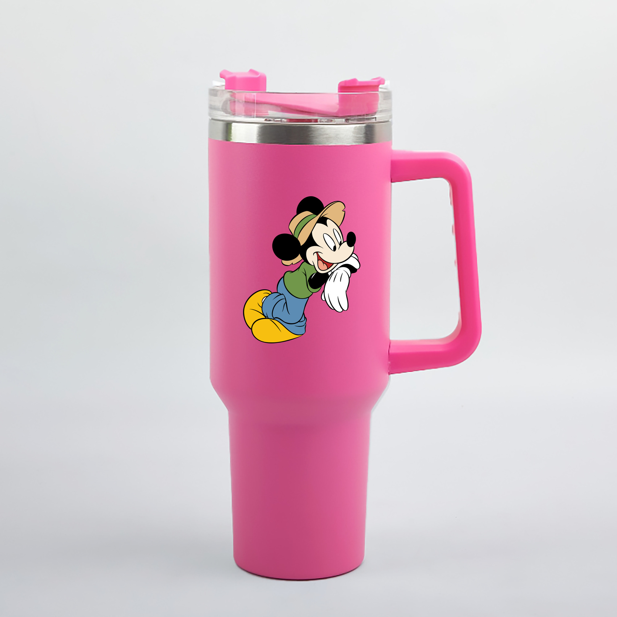 （画像用） ミッキーマウス Mickey Mouse 1200mL車用タンブラー（カラープリント）